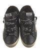 Golden Goose Leather Faux Fur Trim Sneakers