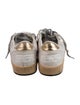 Golden Goose Leather Printed Sneakers
