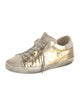 Golden Goose Leather Colorblock Pattern Sneakers