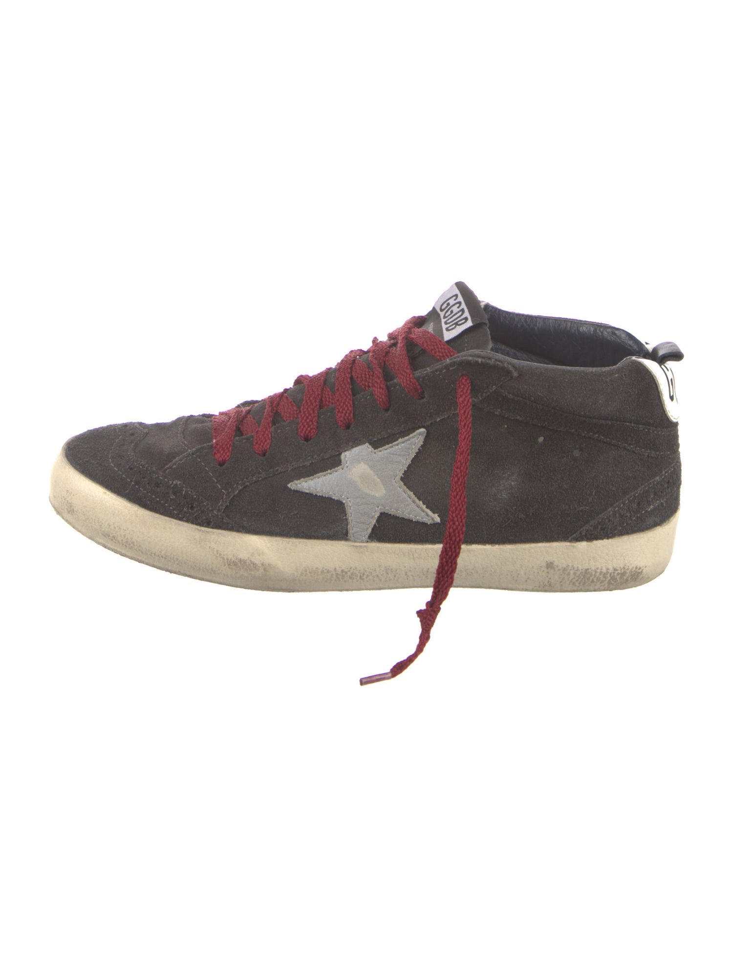 Golden Goose Suede Graphic Print Sneakers