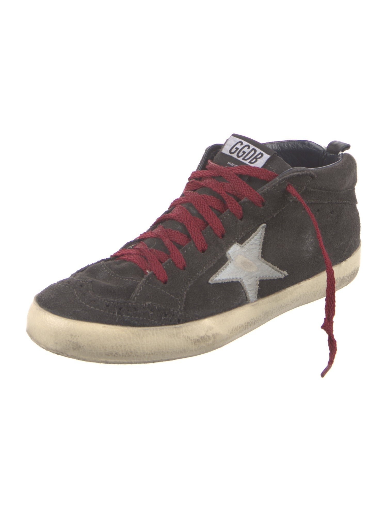 Golden Goose Suede Graphic Print Sneakers