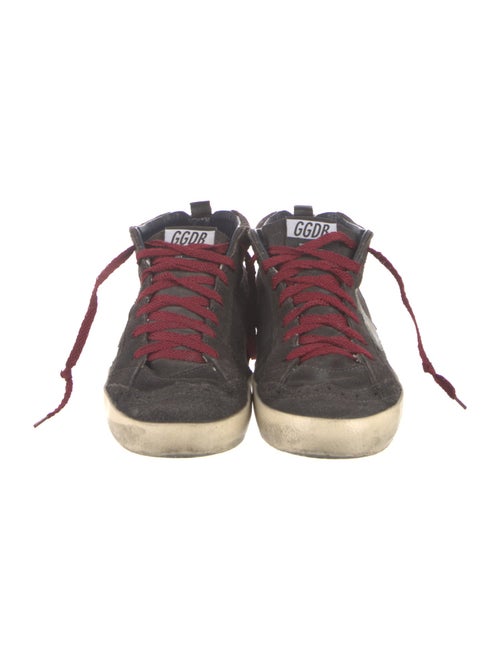 Golden Goose Suede Graphic Print Sneakers