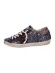 Golden Goose Glitter Distressed Accents Sneakers
