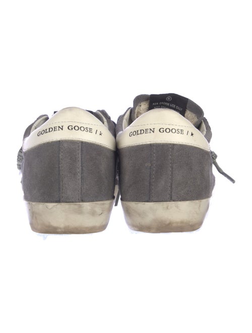 Golden Goose Suede Glitter Accents Sneakers