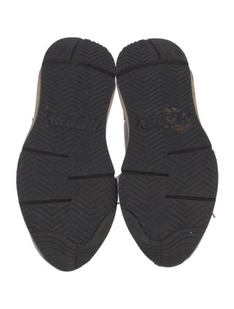 Golden Goose Suede Colorblock Pattern Sneakers