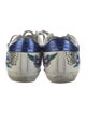 Golden Goose Leather Floral Print Sneakers