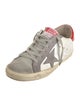 Golden Goose Leather Colorblock Pattern Sneakers