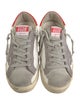 Golden Goose Leather Colorblock Pattern Sneakers