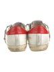 Golden Goose Leather Colorblock Pattern Sneakers
