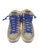 Golden Goose Leather Distressed Accents Sneakers