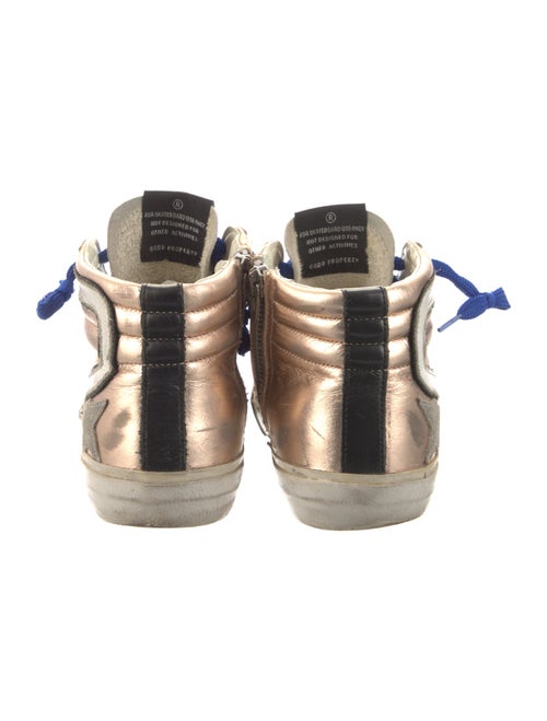 Golden Goose Leather Distressed Accents Sneakers