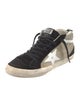 Golden Goose Suede Printed Sneakers