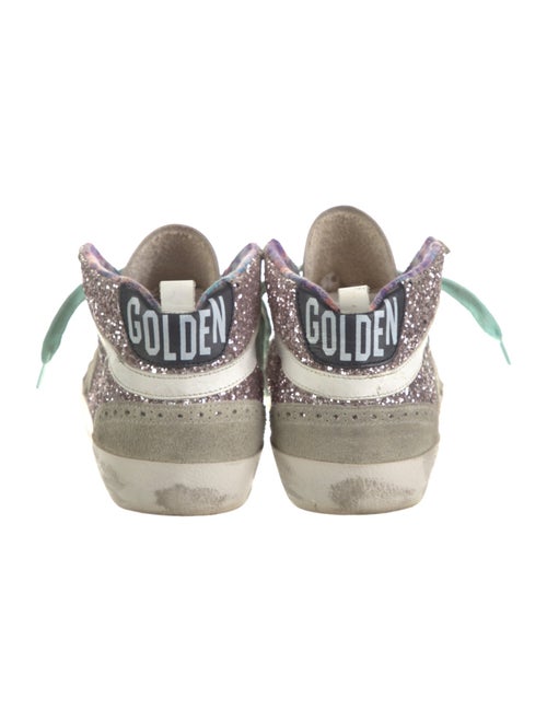 Golden Goose Glitter Colorblock Pattern Sneakers