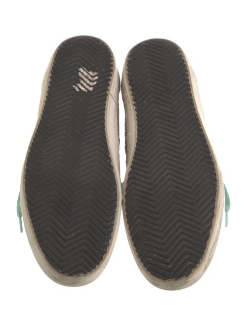 Golden Goose Glitter Colorblock Pattern Sneakers
