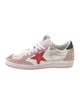 Golden Goose Leather Colorblock Pattern Sneakers