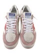 Golden Goose Leather Colorblock Pattern Sneakers