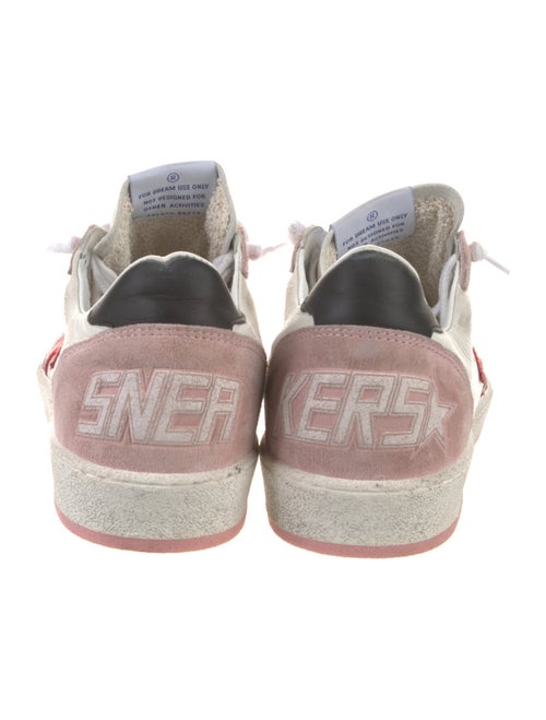 Golden Goose Leather Colorblock Pattern Sneakers