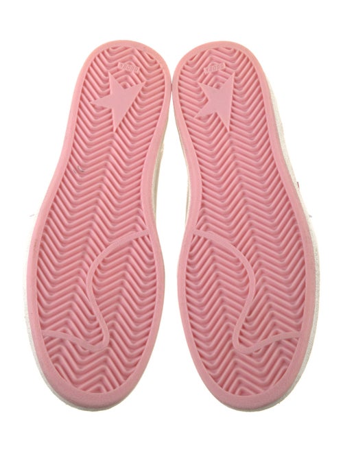 Golden Goose Leather Colorblock Pattern Sneakers