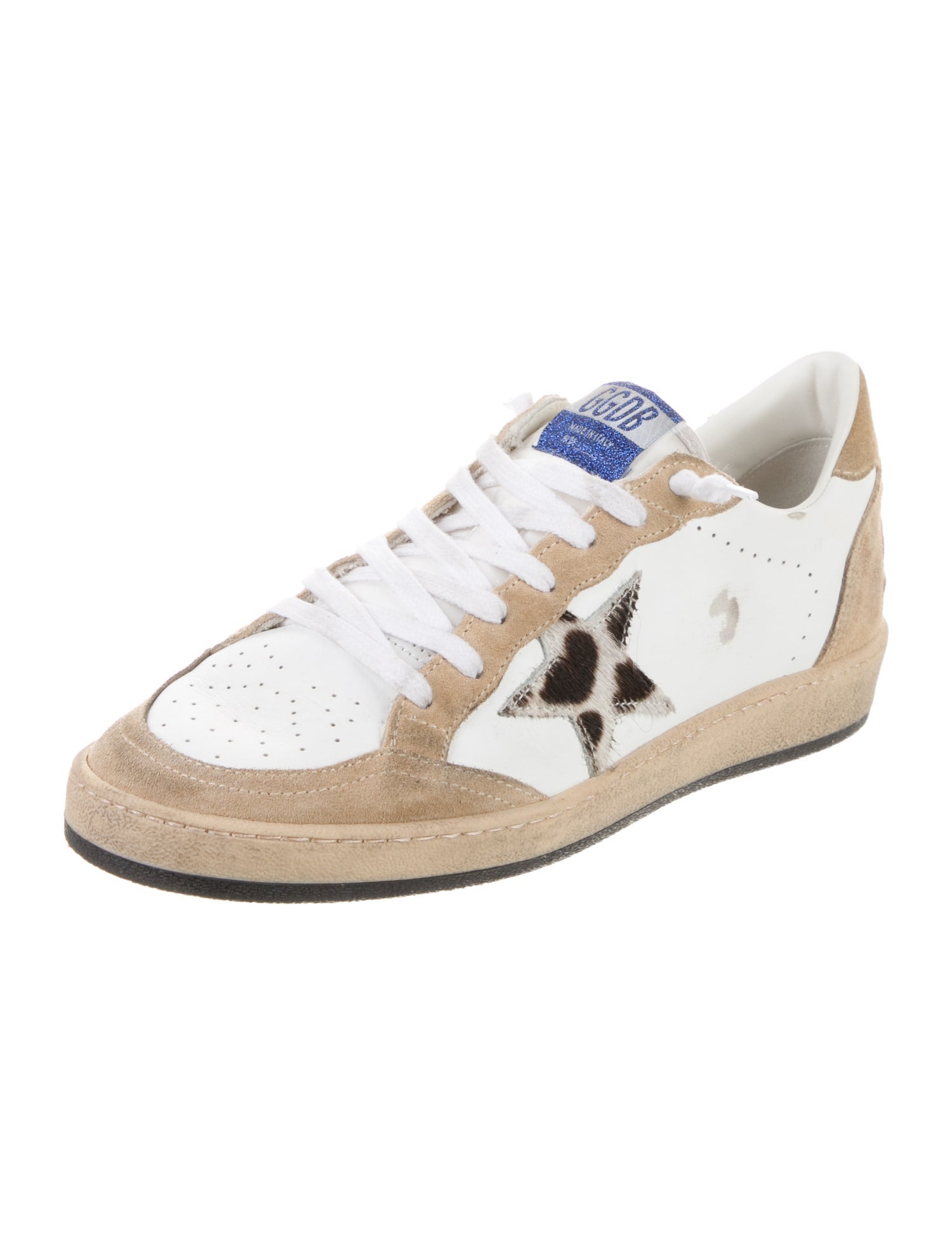 Golden Goose Suede Printed Sneakers