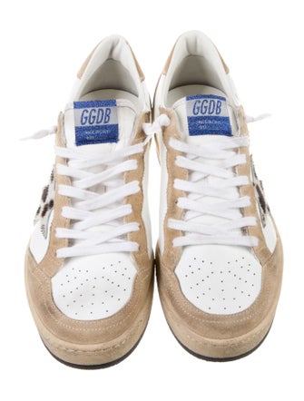 Golden Goose Suede Printed Sneakers