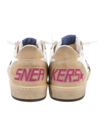 Golden Goose Suede Printed Sneakers
