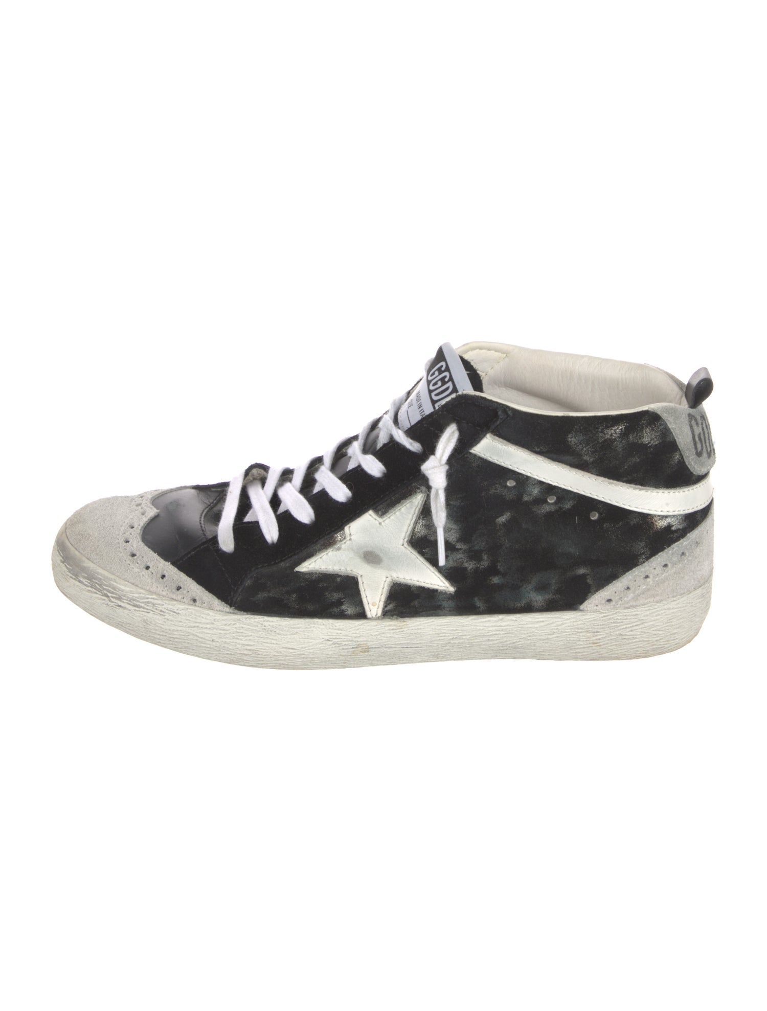 Golden Goose Suede Printed Sneakers