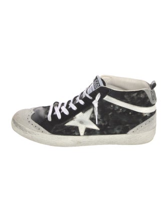 Golden Goose Suede Printed Sneakers