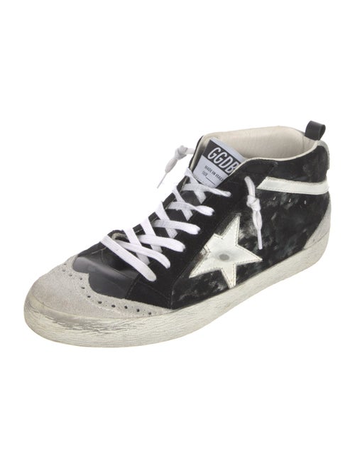 Golden Goose Suede Printed Sneakers