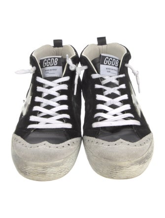 Golden Goose Suede Printed Sneakers