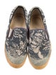 Golden Goose Canvas Floral Print Loafers