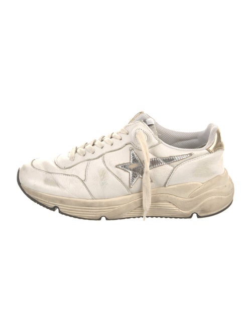 Golden Goose Leather Distressed Accents Sneakers