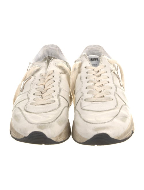 Golden Goose Leather Distressed Accents Sneakers