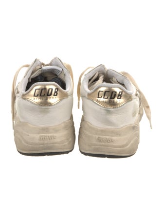 Golden Goose Leather Distressed Accents Sneakers