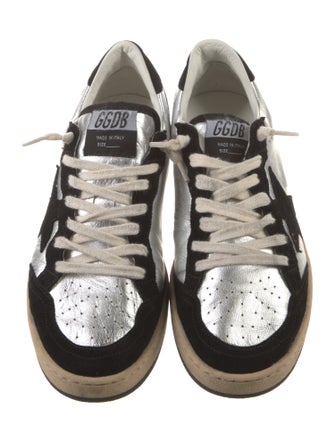 Golden Goose Suede Printed Sneakers