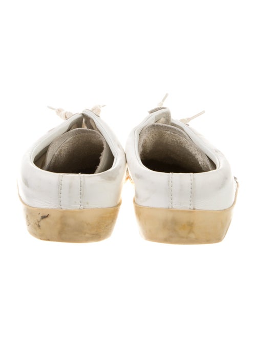 Golden Goose Leather Distressed Accents Sneakers