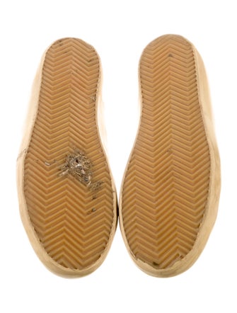 Golden Goose Leather Distressed Accents Sneakers