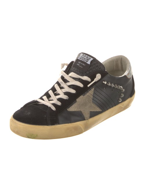 Golden Goose Suede Distressed Accents Sneakers