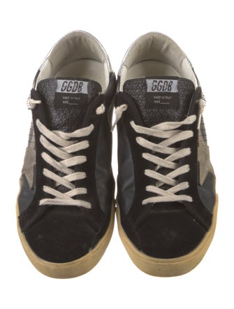 Golden Goose Suede Distressed Accents Sneakers