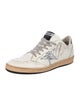 Golden Goose Leather Printed Sneakers