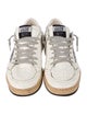 Golden Goose Leather Printed Sneakers