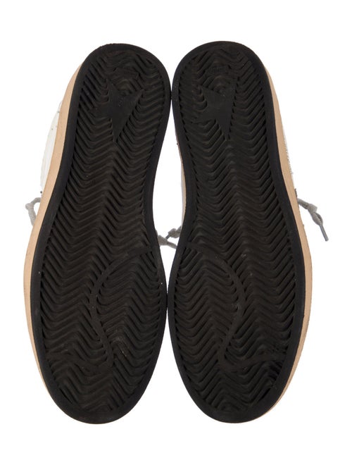 Golden Goose Leather Printed Sneakers