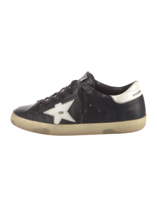 Golden Goose Leather Distressed Accents Sneakers
