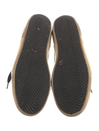 Golden Goose Leather Distressed Accents Sneakers