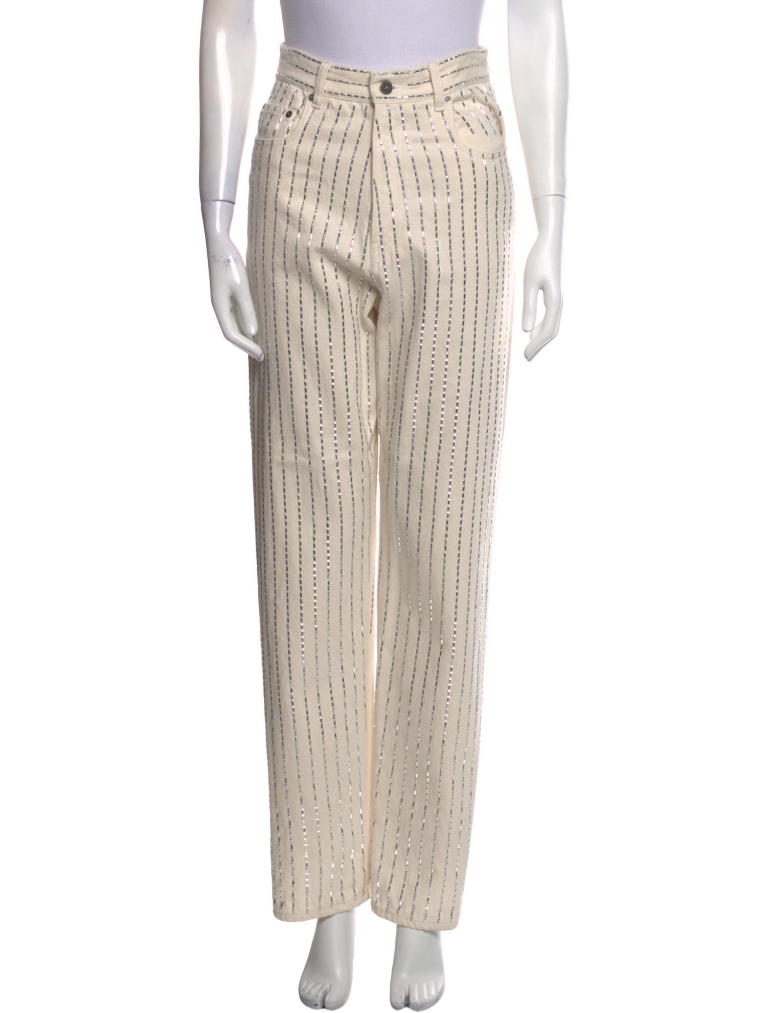 Golden Goose Striped Straight Leg Pants