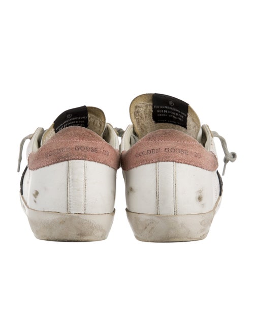 Golden Goose Leather Printed Sneakers