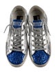Golden Goose Leather Colorblock Pattern Sneakers