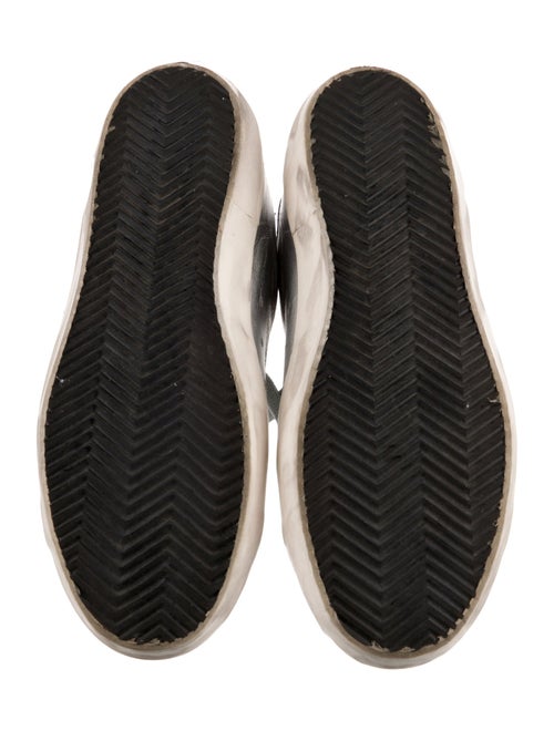 Golden Goose Leather Colorblock Pattern Sneakers