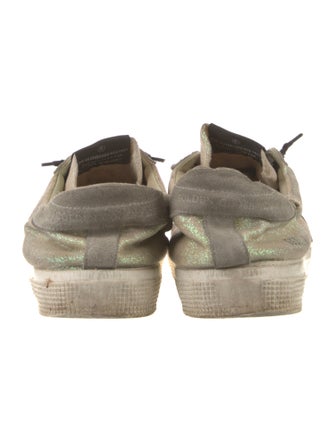 Golden Goose Glitter Printed Sneakers