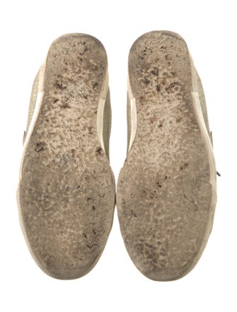 Golden Goose Glitter Printed Sneakers