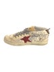 Golden Goose Leather Printed Sneakers